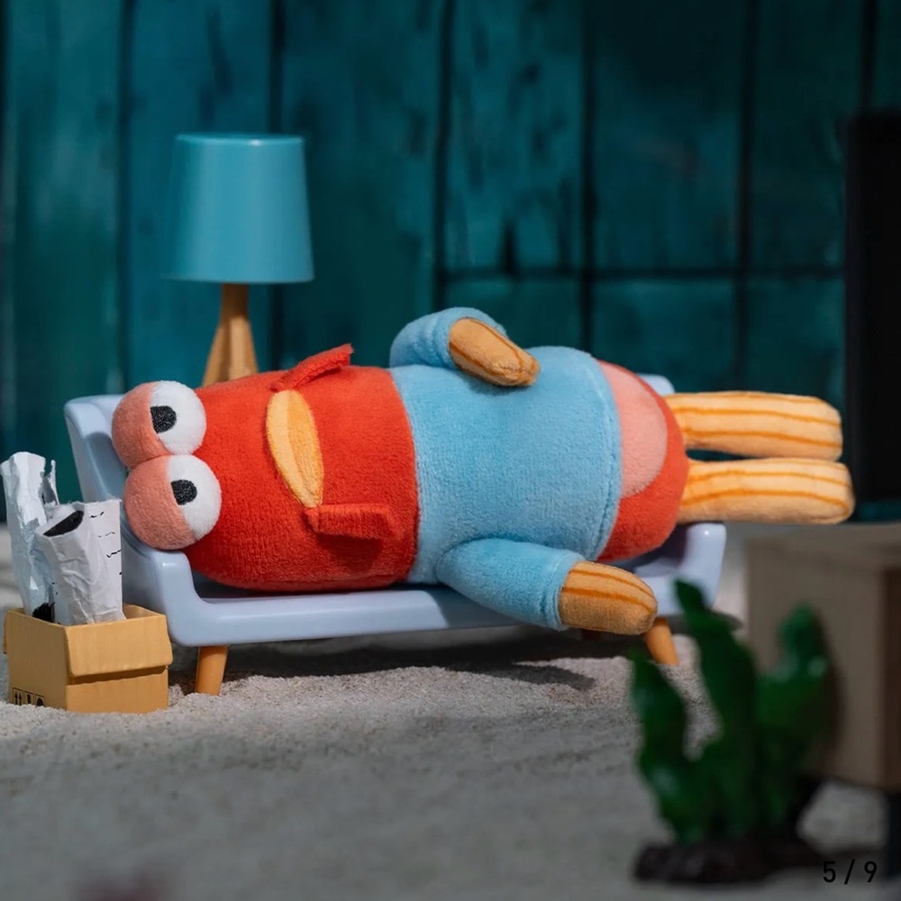 New Pop Mart | Bikini Bottom Buddies Whimsical Plush Confirmed Limp Fish